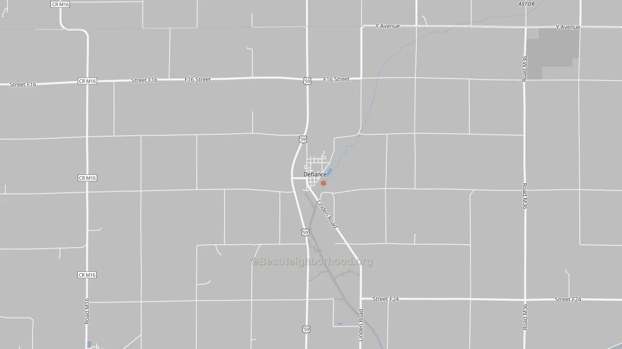 Bike Grade map of 51527, IA