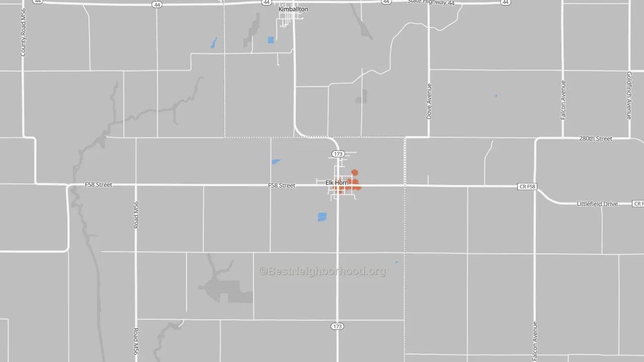 Bike Grade map of 51531, IA