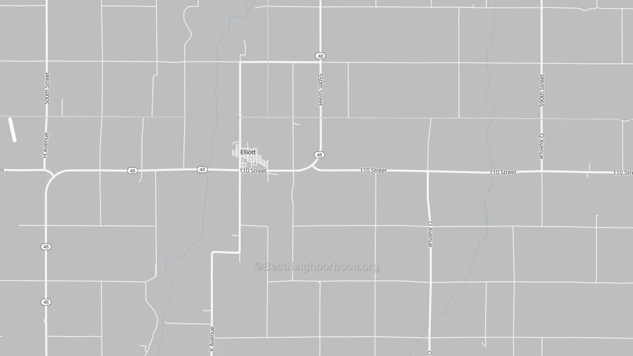Bike Grade map of 51532, IA