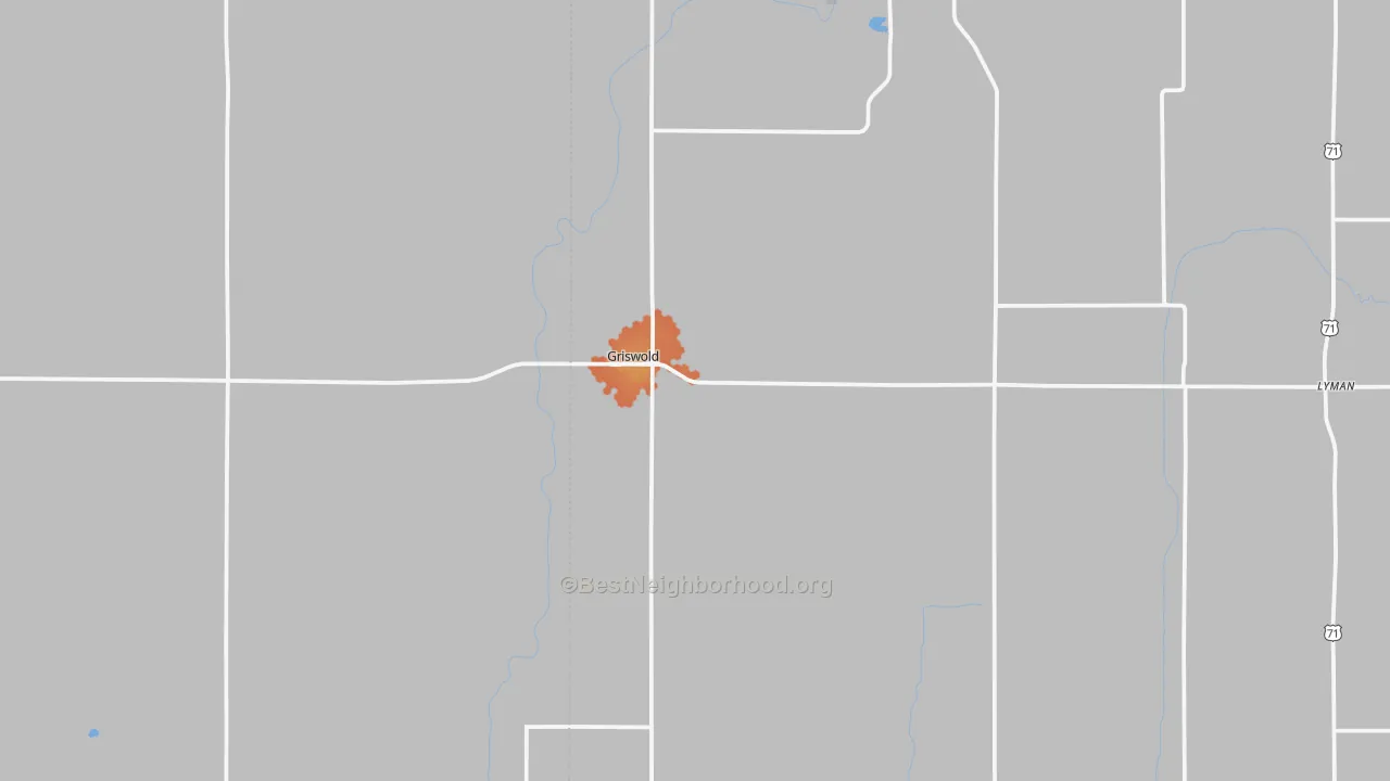 Bike Grade map of 51535, IA