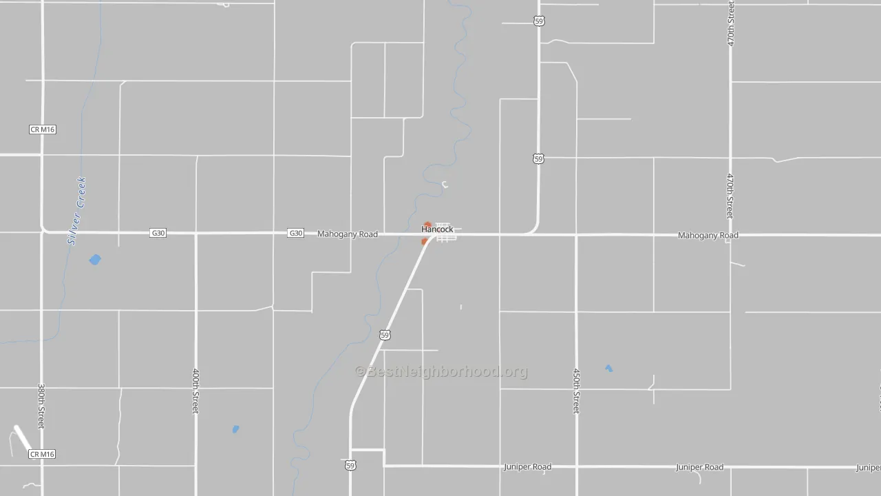 Bike Grade map of 51536, IA