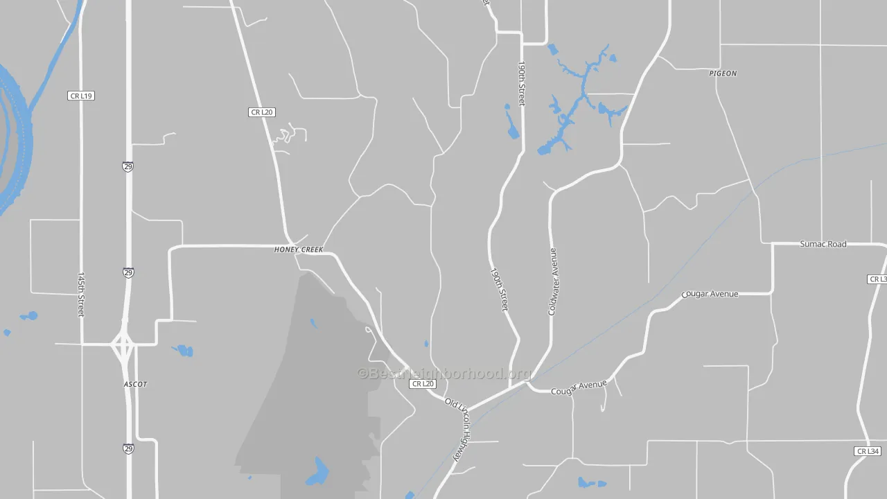 Bike Grade map of 51542, IA