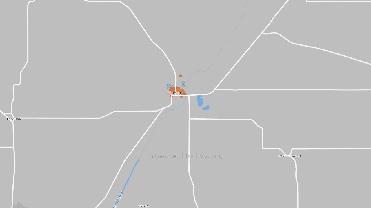 Bike Grade map of 51546, IA