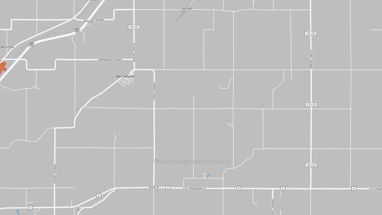 Bike Grade map of 51548, IA