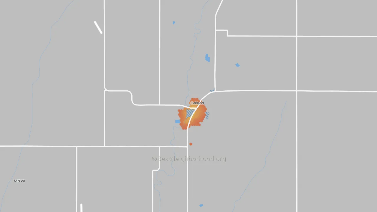 Bike Grade map of 51560, IA