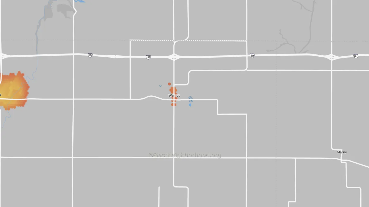 Bike Grade map of 51577, IA