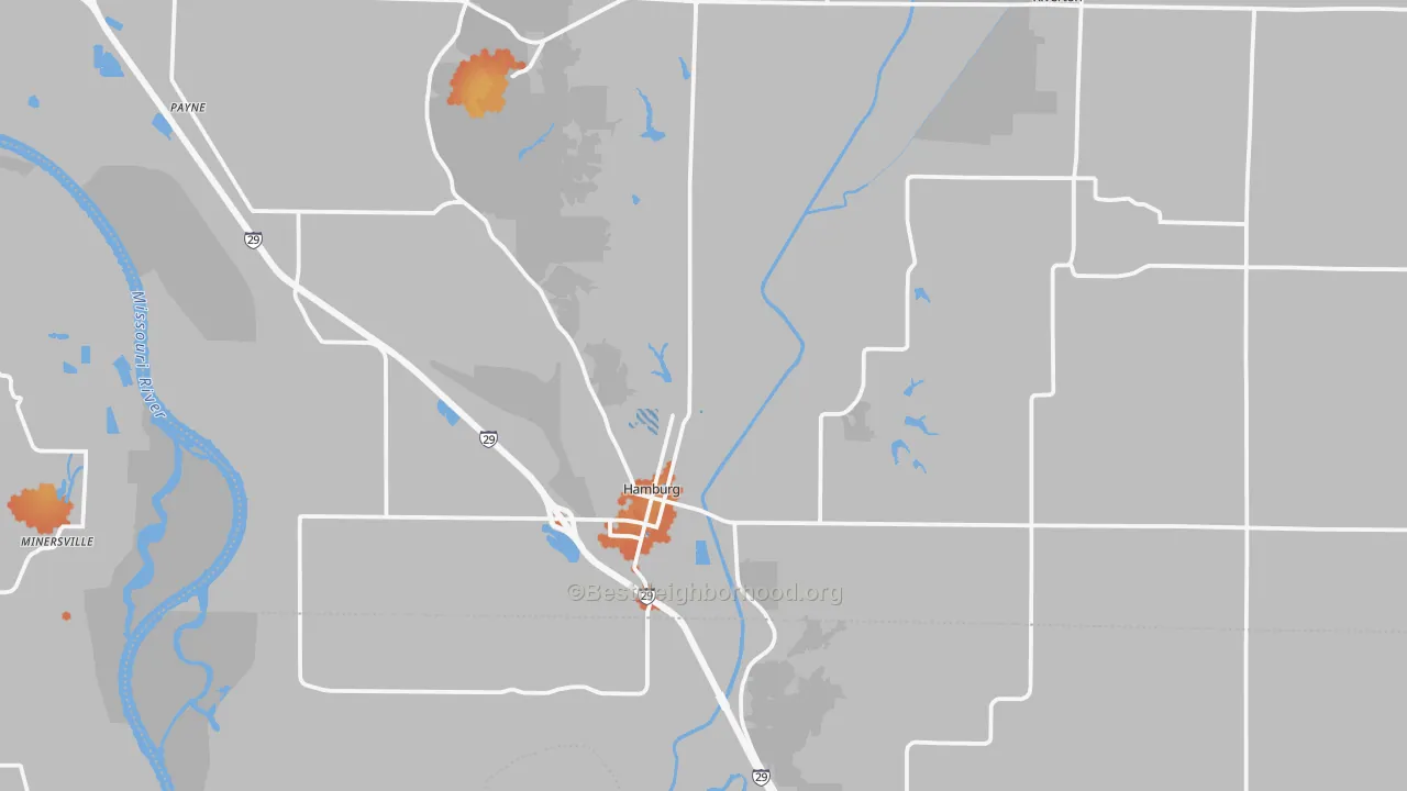 Bike Grade map of 51640, IA