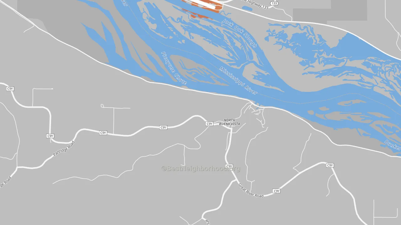 Bike Grade map of 52066, IA