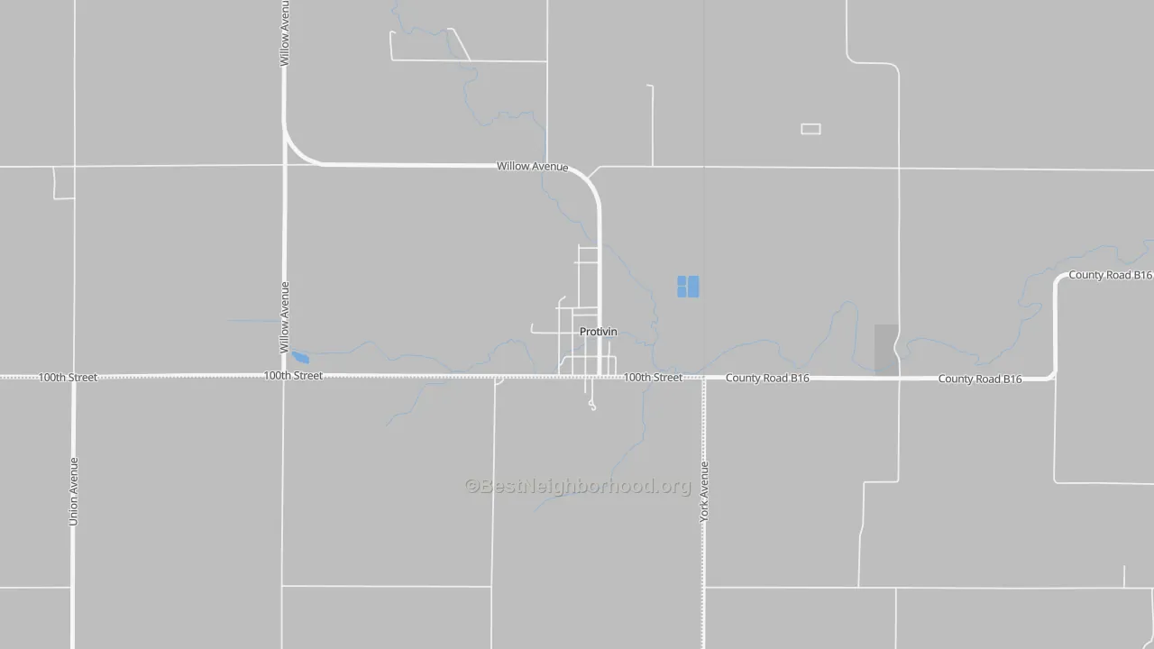 Bike Grade map of 52163, IA