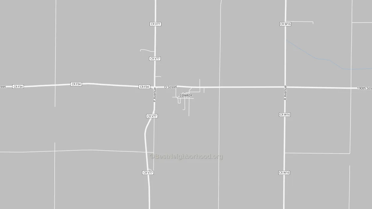 Bike Grade map of 52220, IA