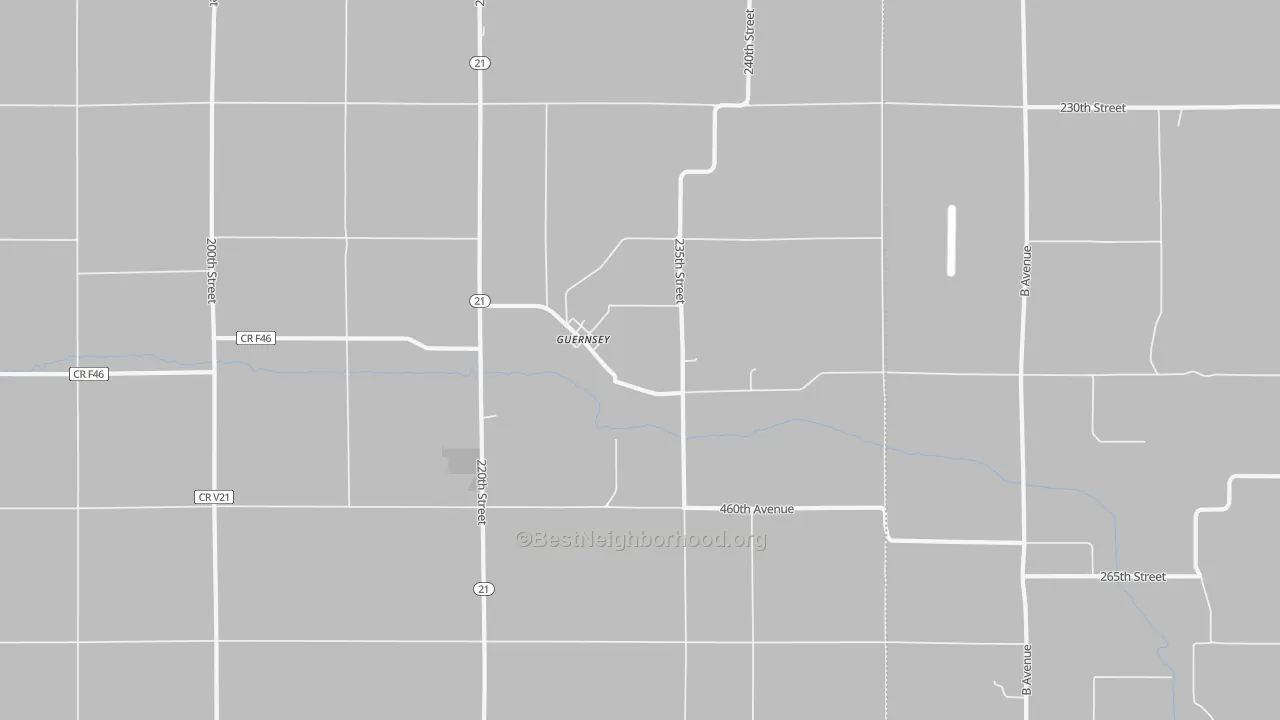 Bike Grade map of 52221, IA