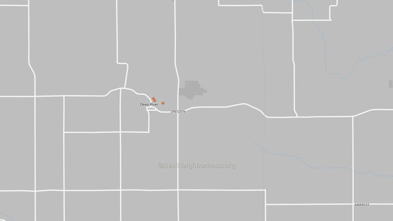 Bike Grade map of 52222, IA