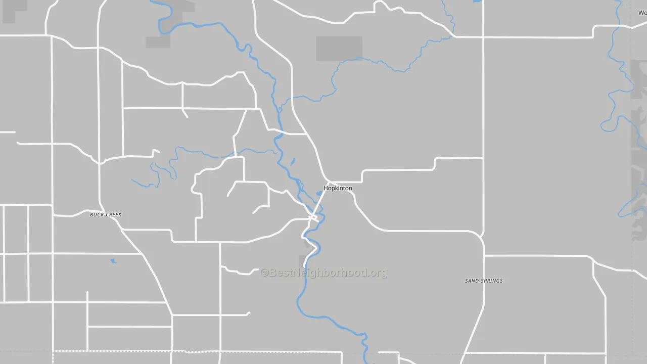 Bike Grade map of 52237, IA