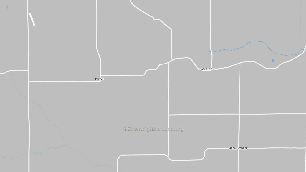 Bike Grade map of 52325, IA