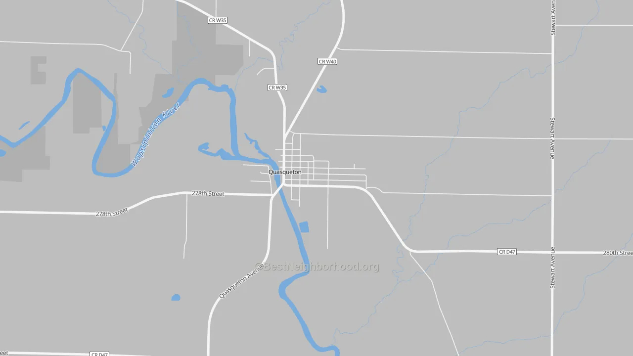 Bike Grade map of 52326, IA