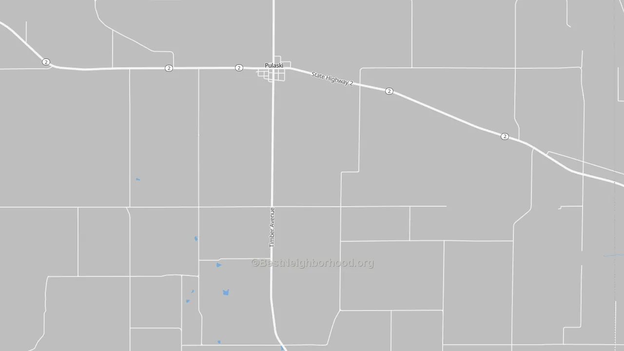 Bike Grade map of 52584, IA