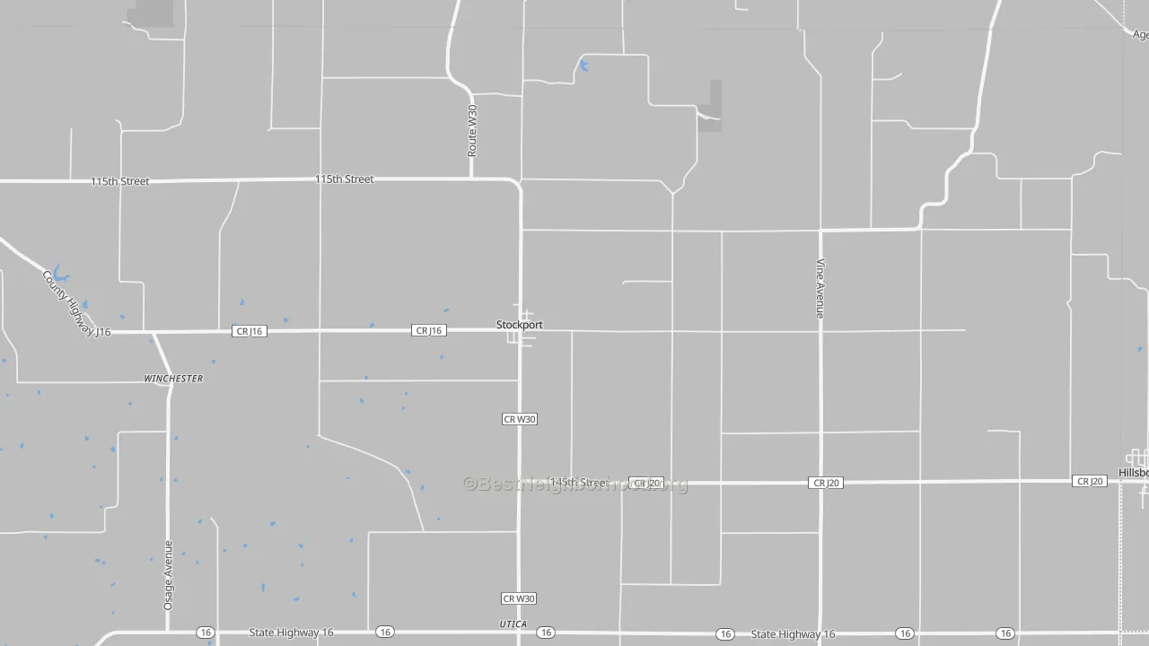 Bike Grade map of 52651, IA
