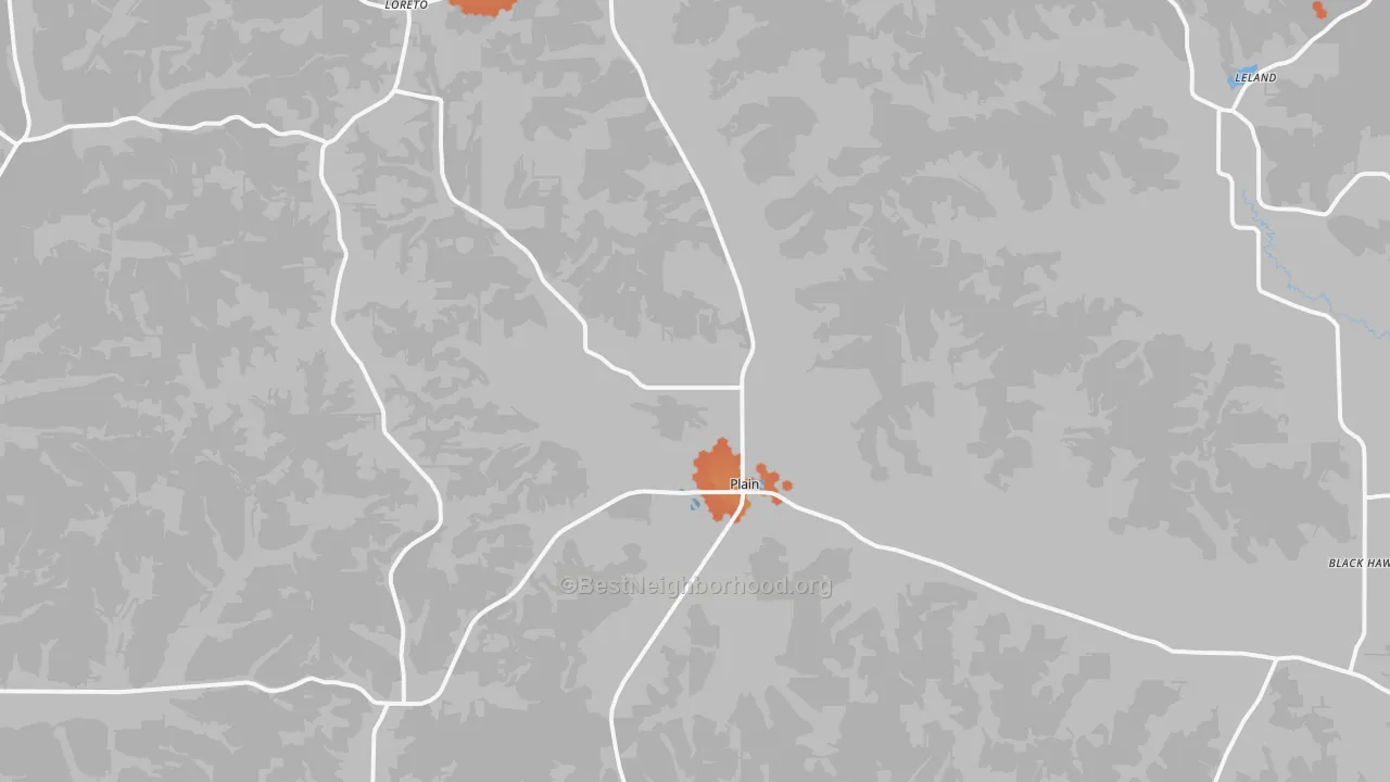 Bike Grade map of 53577, WI