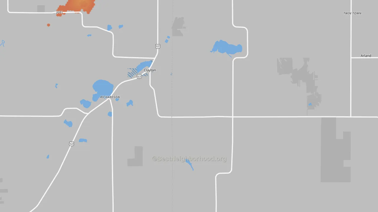 Bike Grade map of 54004, WI