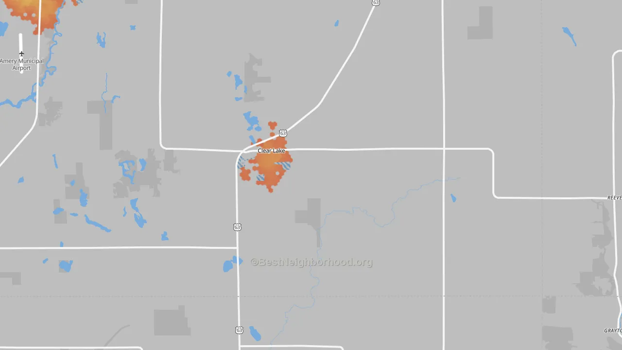 Bike Grade map of 54005, WI