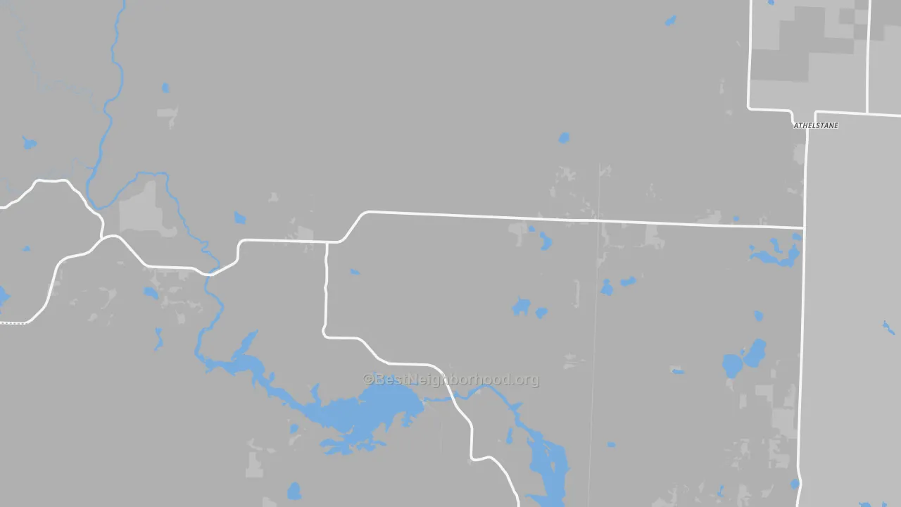 Bike Grade map of 54104, WI