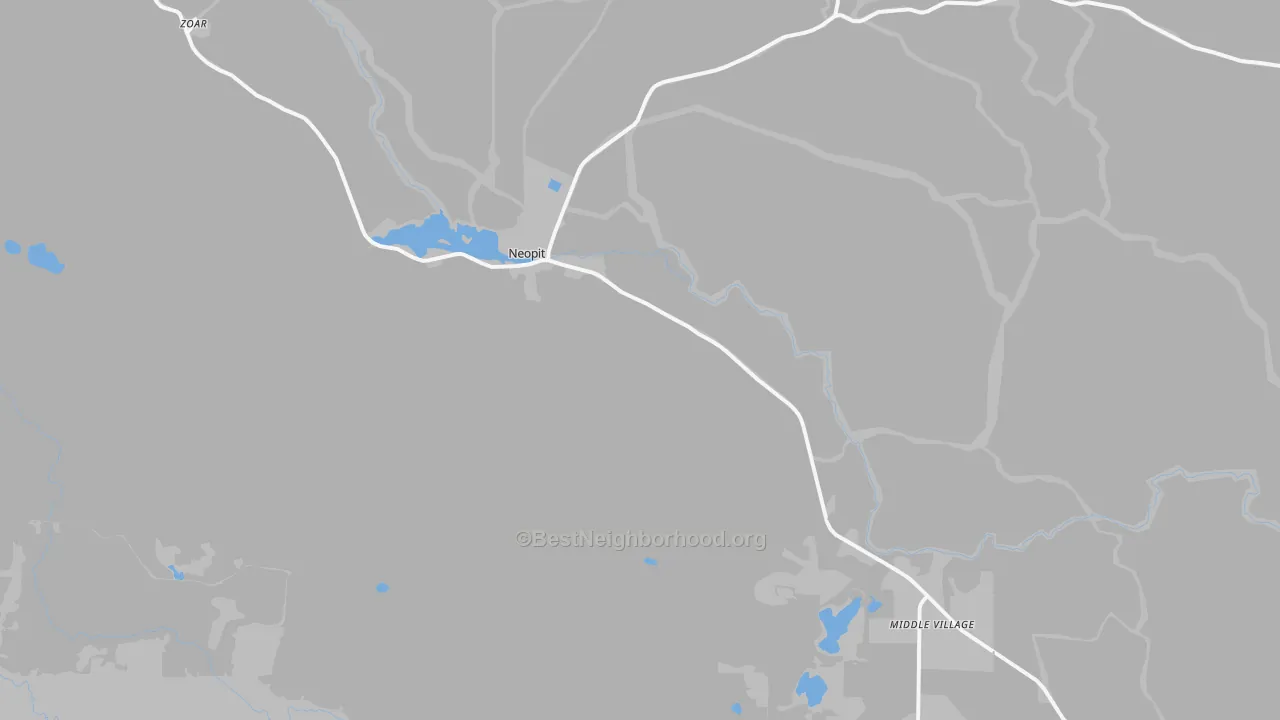 Bike Grade map of 54150, WI