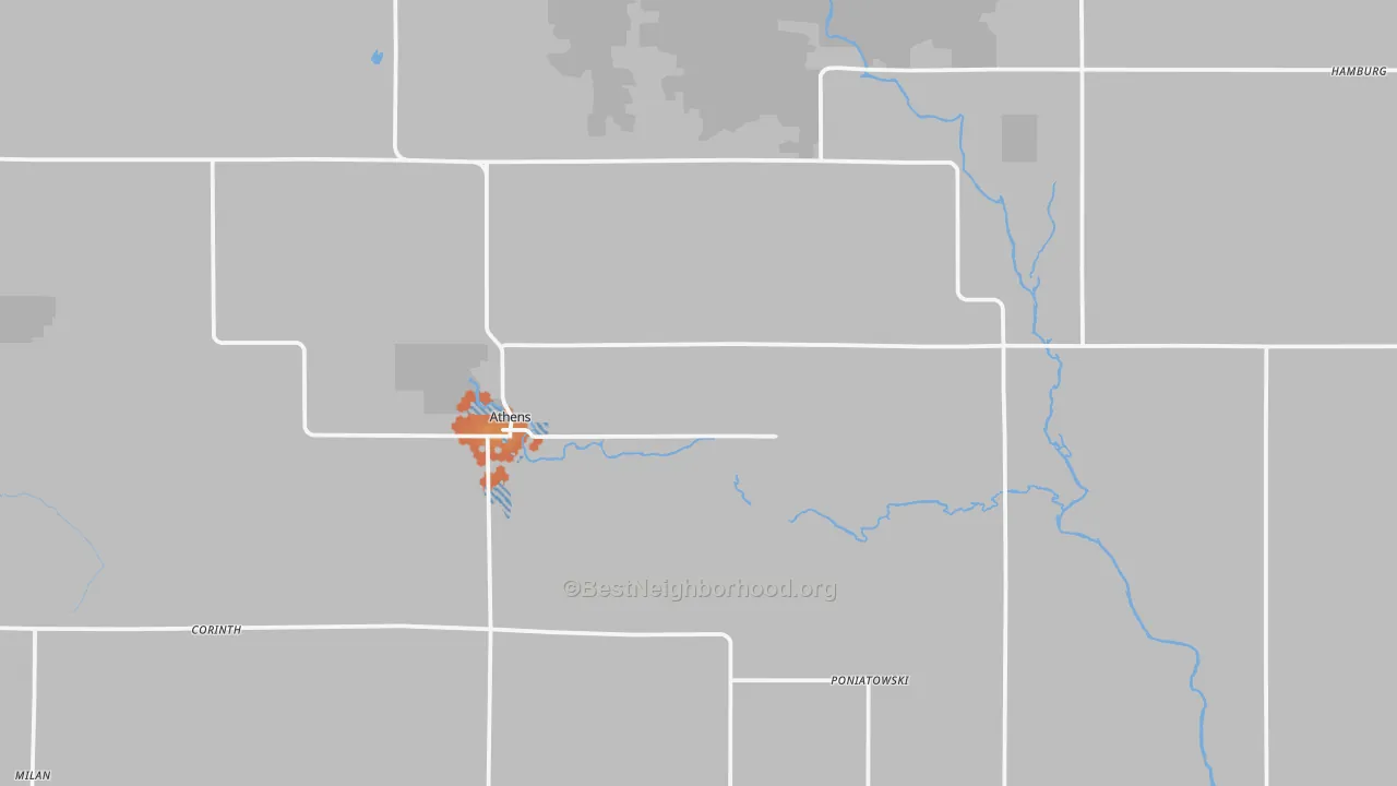 Bike Grade map of 54411, WI