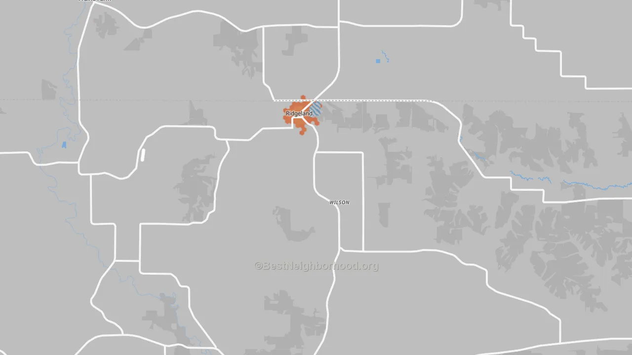 Bike Grade map of 54763, WI