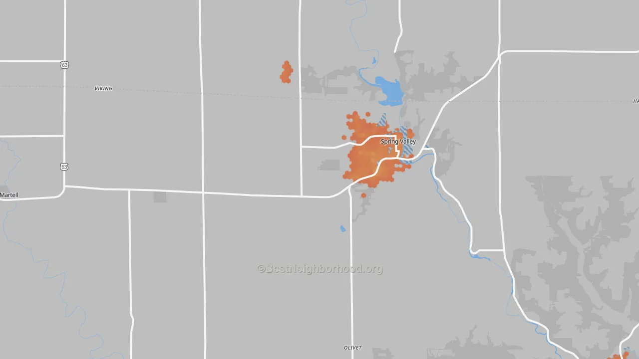 Bike Grade map of 54767, WI
