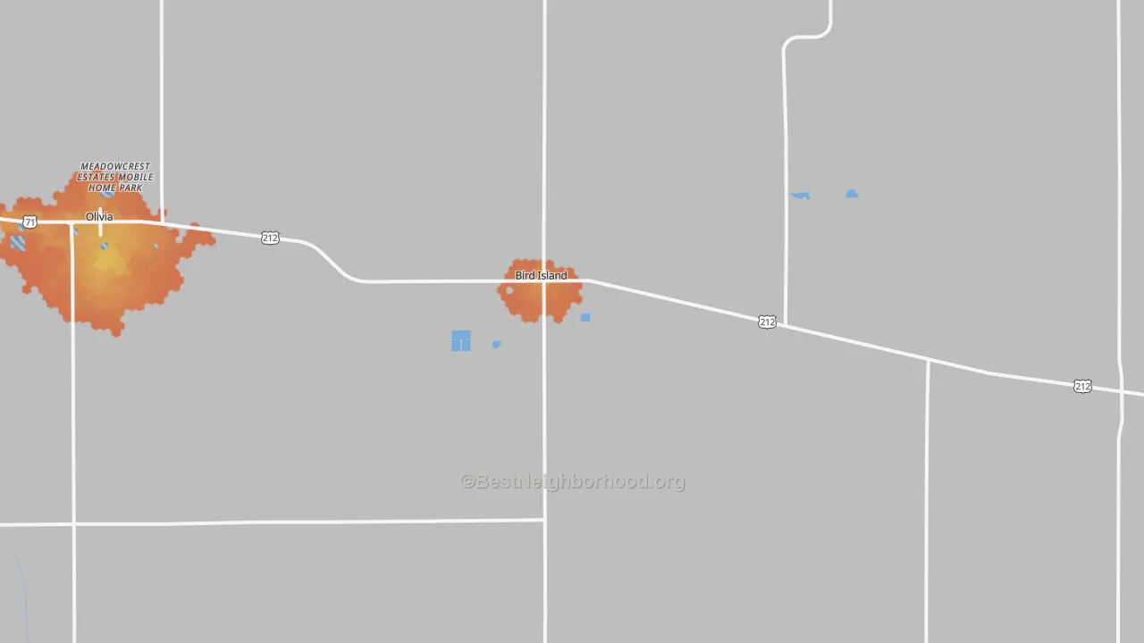 Bike Grade map of 55310, MN