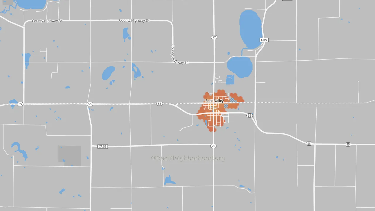 Bike Grade map of 55329, MN