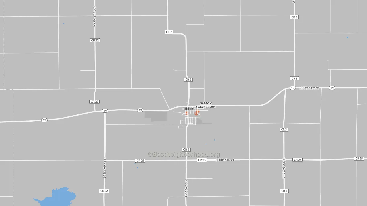 Bike Grade map of 55335, MN