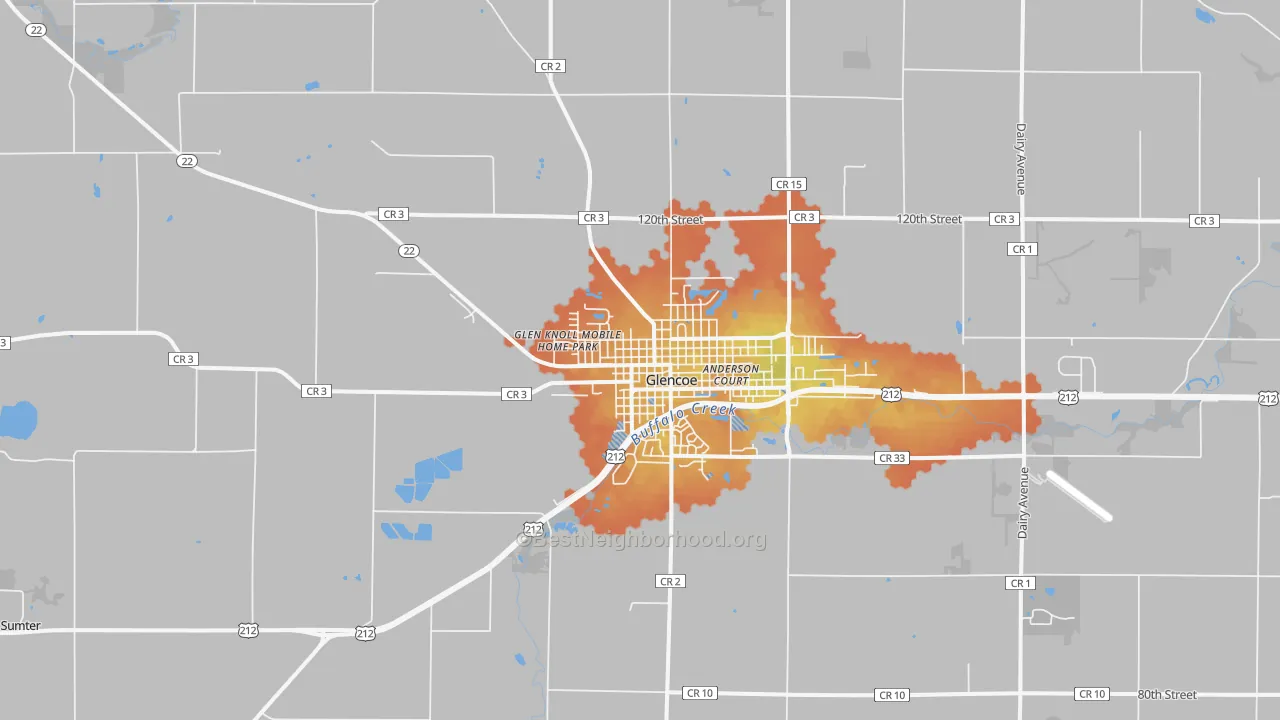 Bike Grade map of 55336, MN