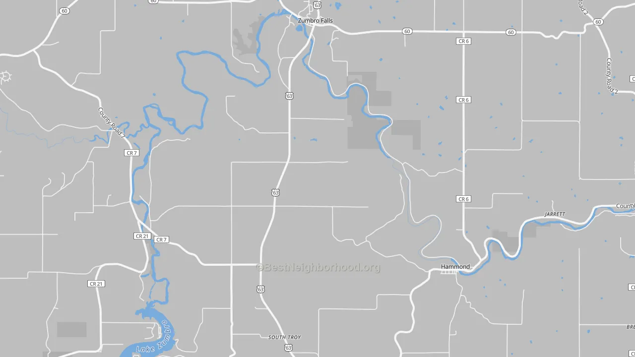 Bike Grade map of 55991, MN