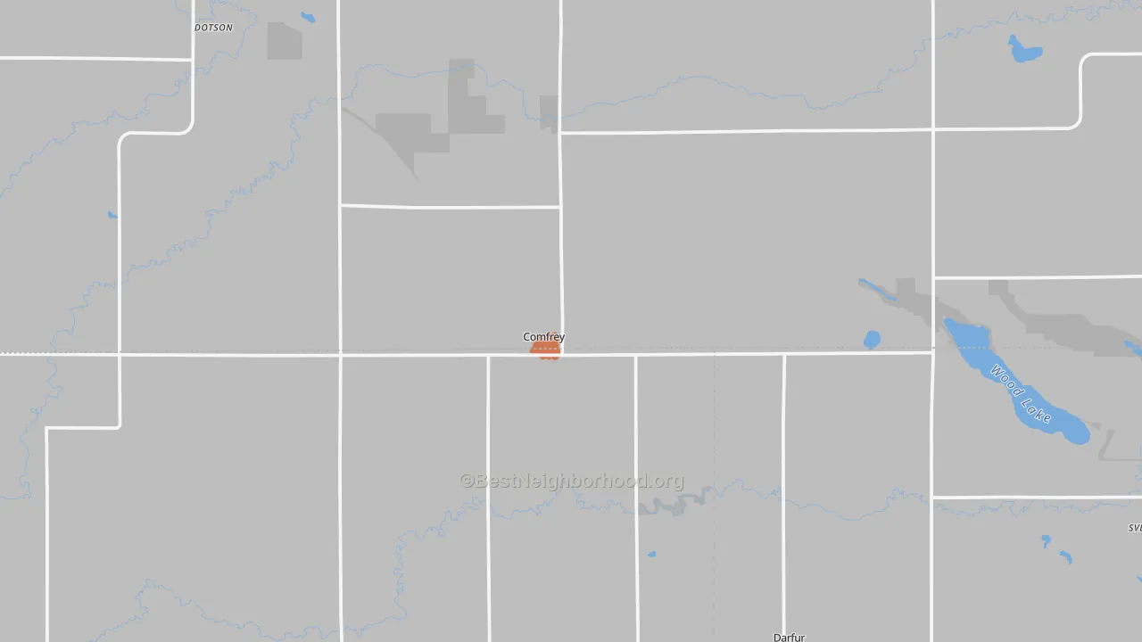 Bike Grade map of 56019, MN
