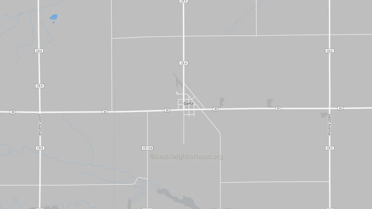 Bike Grade map of 56022, MN