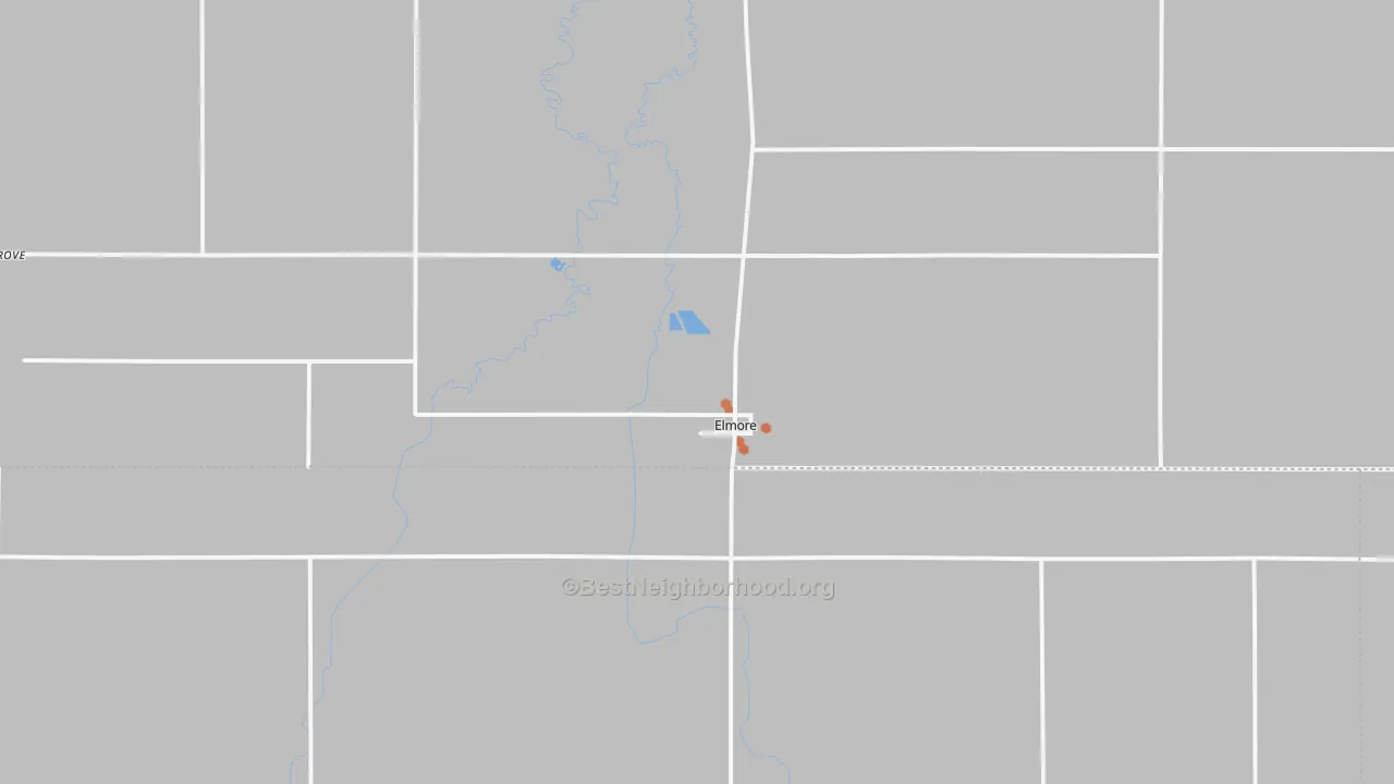 Bike Grade map of 56027, MN