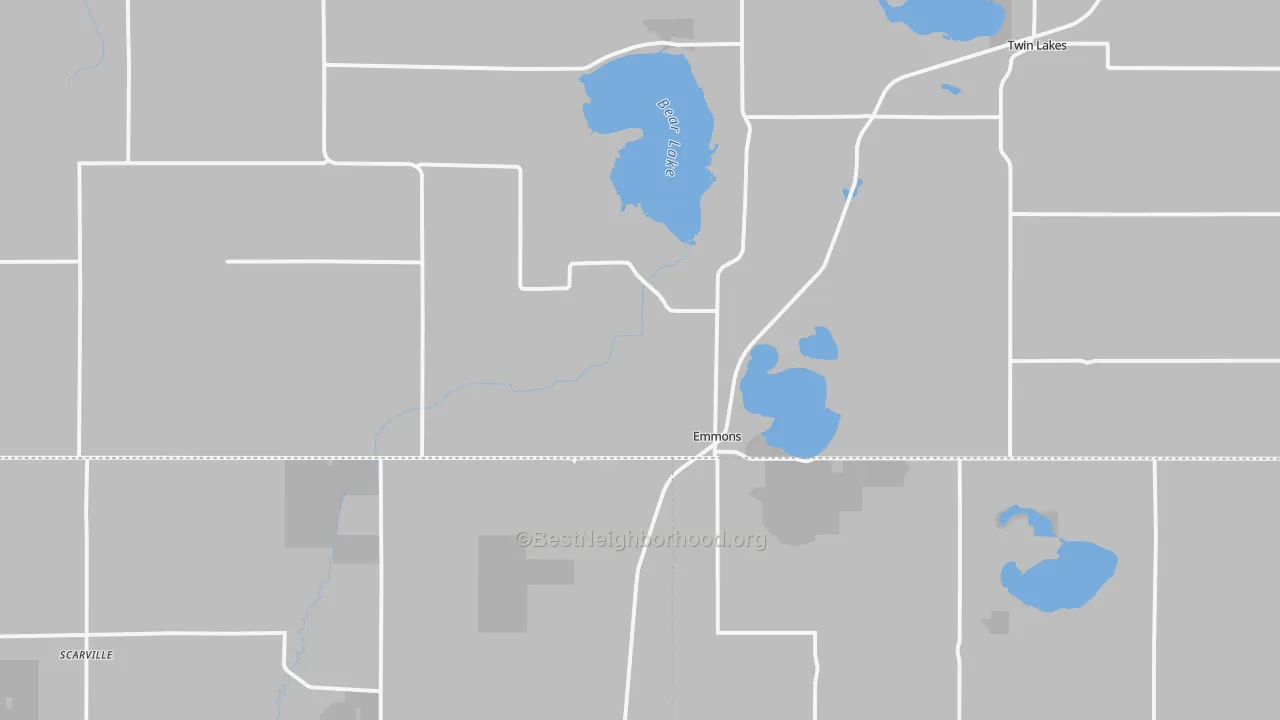 Bike Grade map of 56029, MN