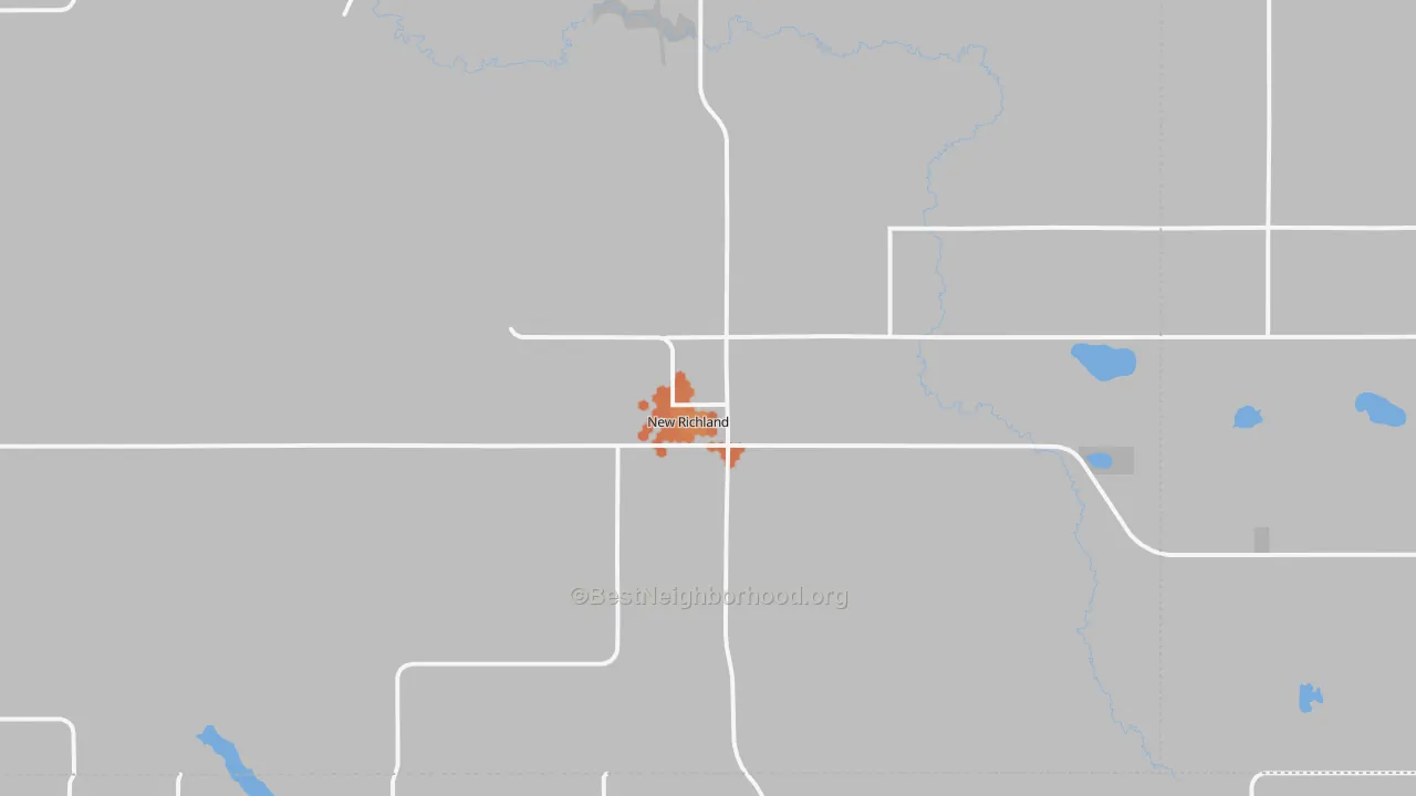 Bike Grade map of 56072, MN