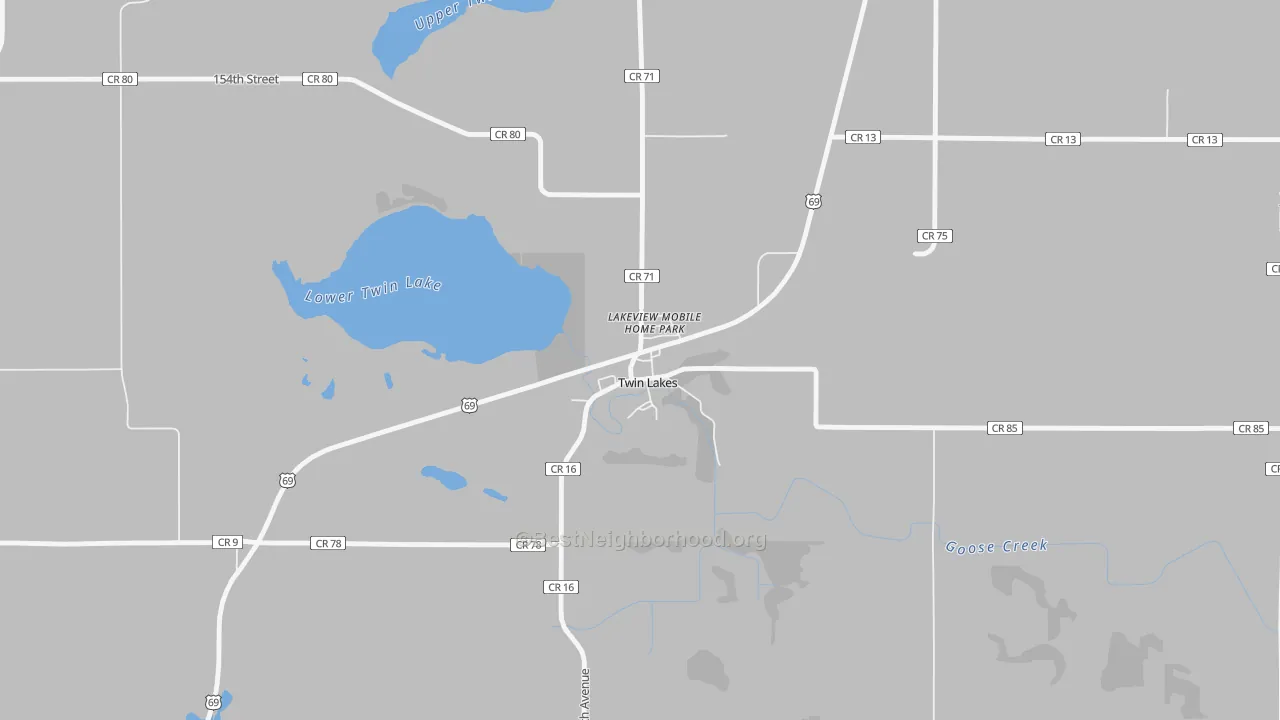 Bike Grade map of 56089, MN