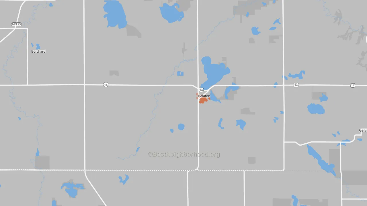 Bike Grade map of 56115, MN