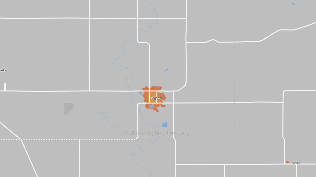 Bike Grade map of 56128, MN