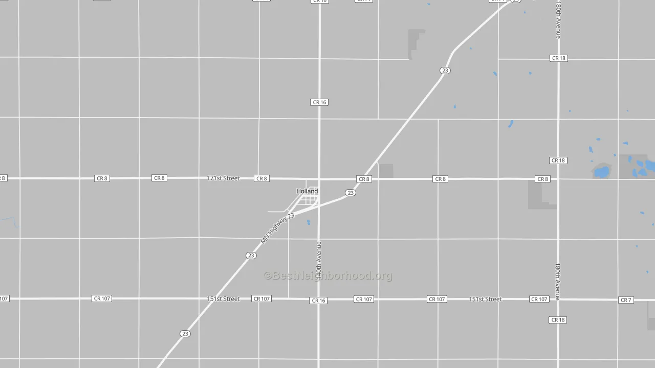 Bike Grade map of 56139, MN