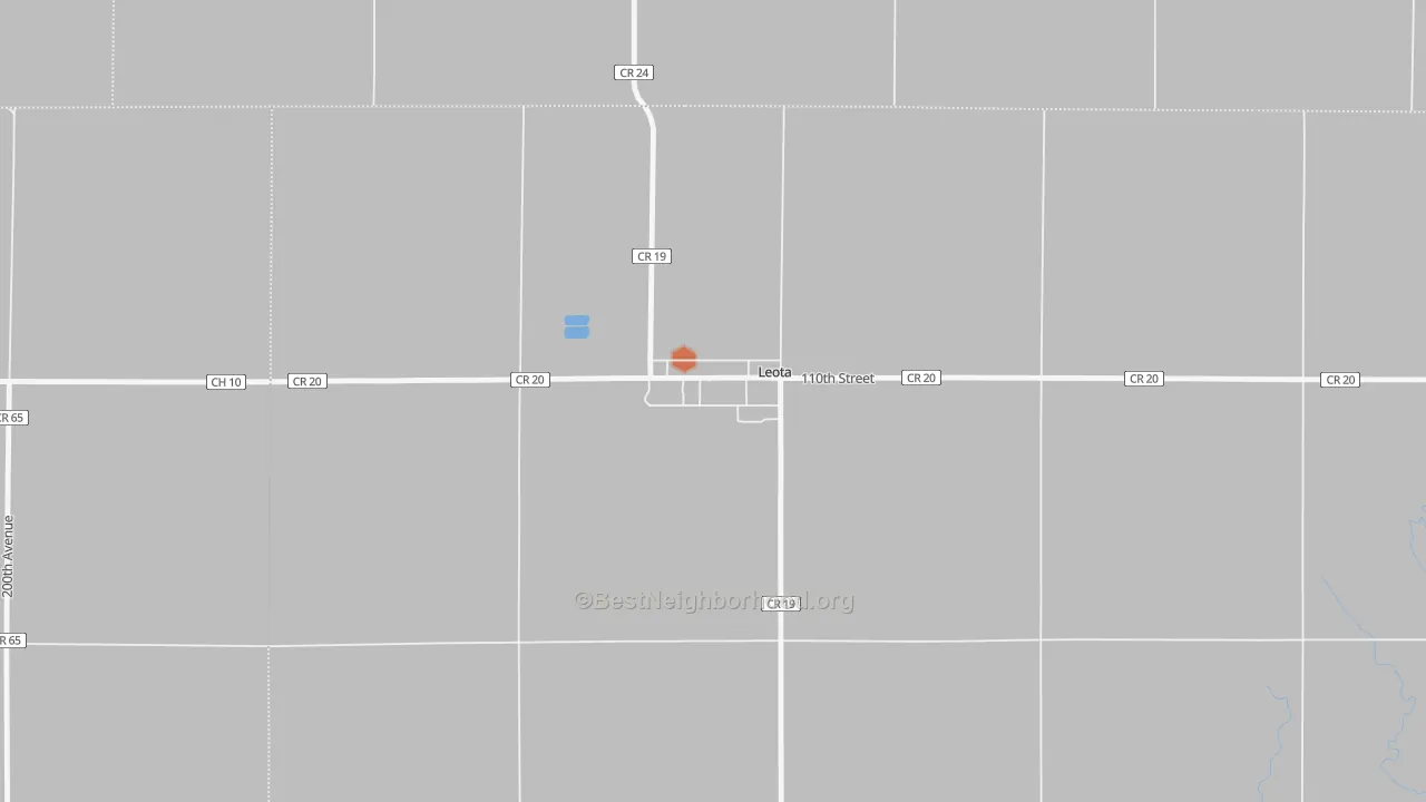 Bike Grade map of 56153, MN