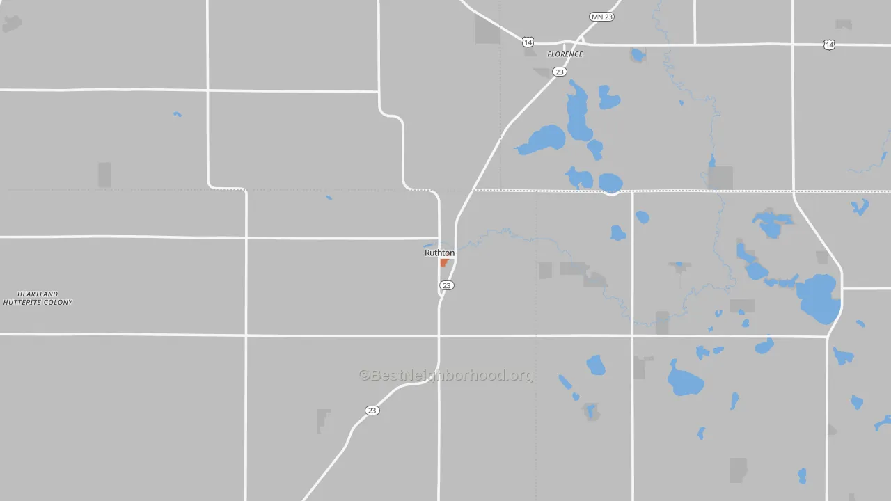 Bike Grade map of 56170, MN