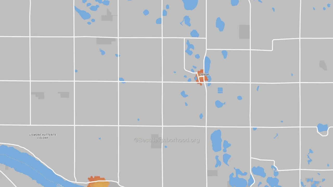 Bike Grade map of 56225, MN