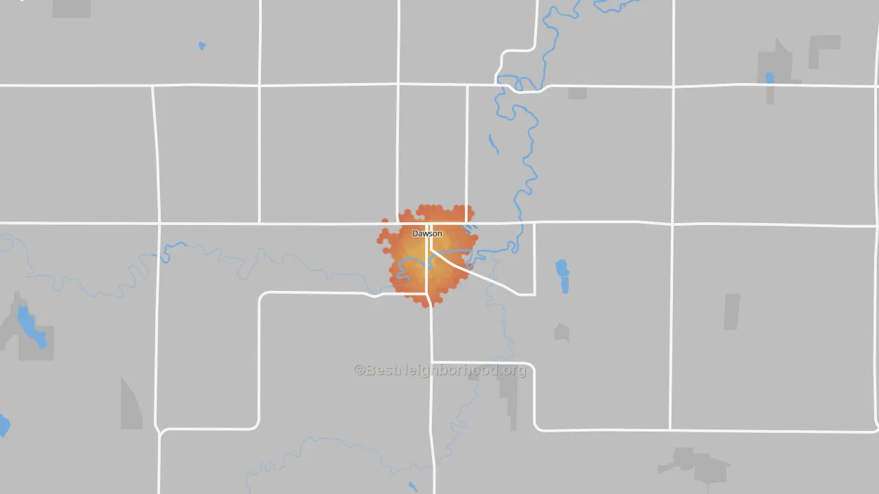 Bike Grade map of 56232, MN