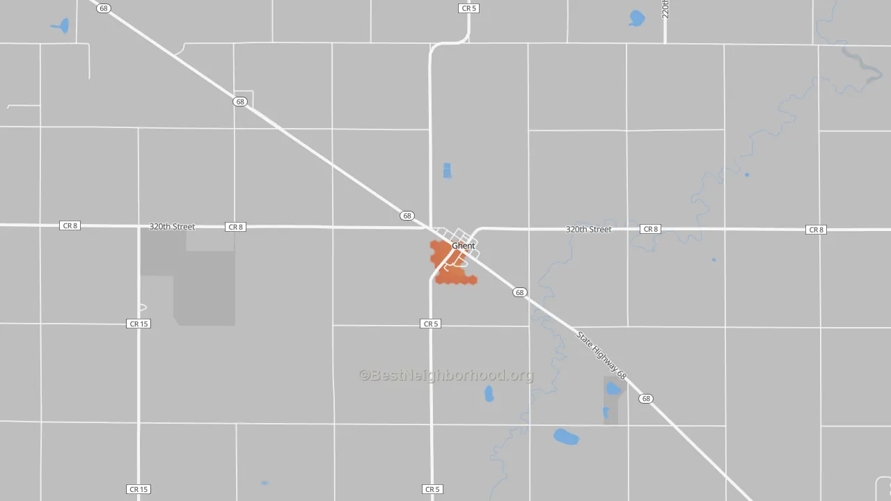 Bike Grade map of 56239, MN