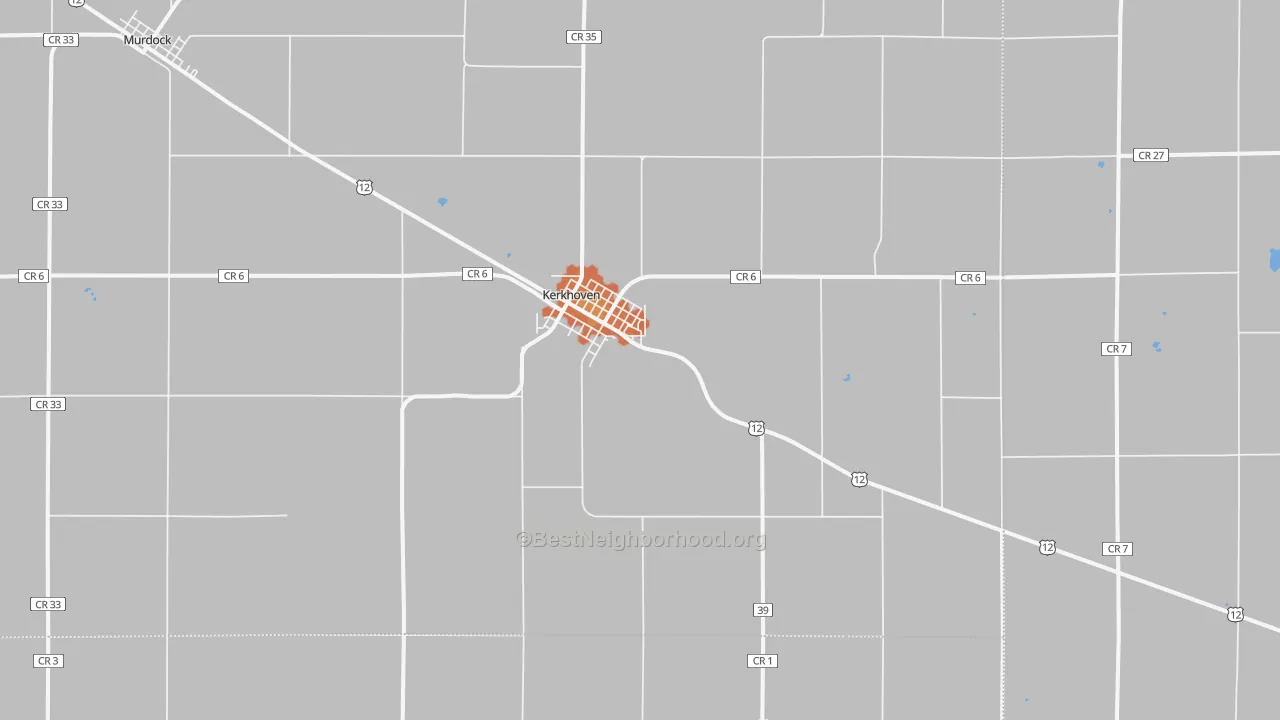 Bike Grade map of 56252, MN
