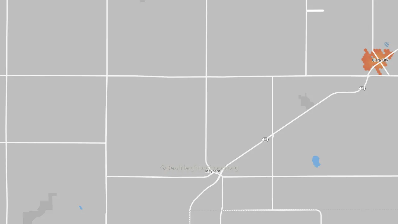 Bike Grade map of 56260, MN